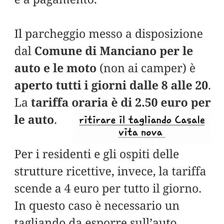 Roberto, Casale Nova 招待所 *